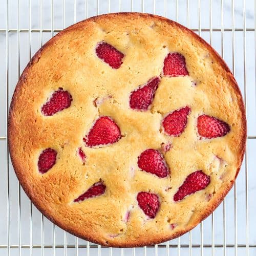 Gluten Free Strawberry Brunch Cake
