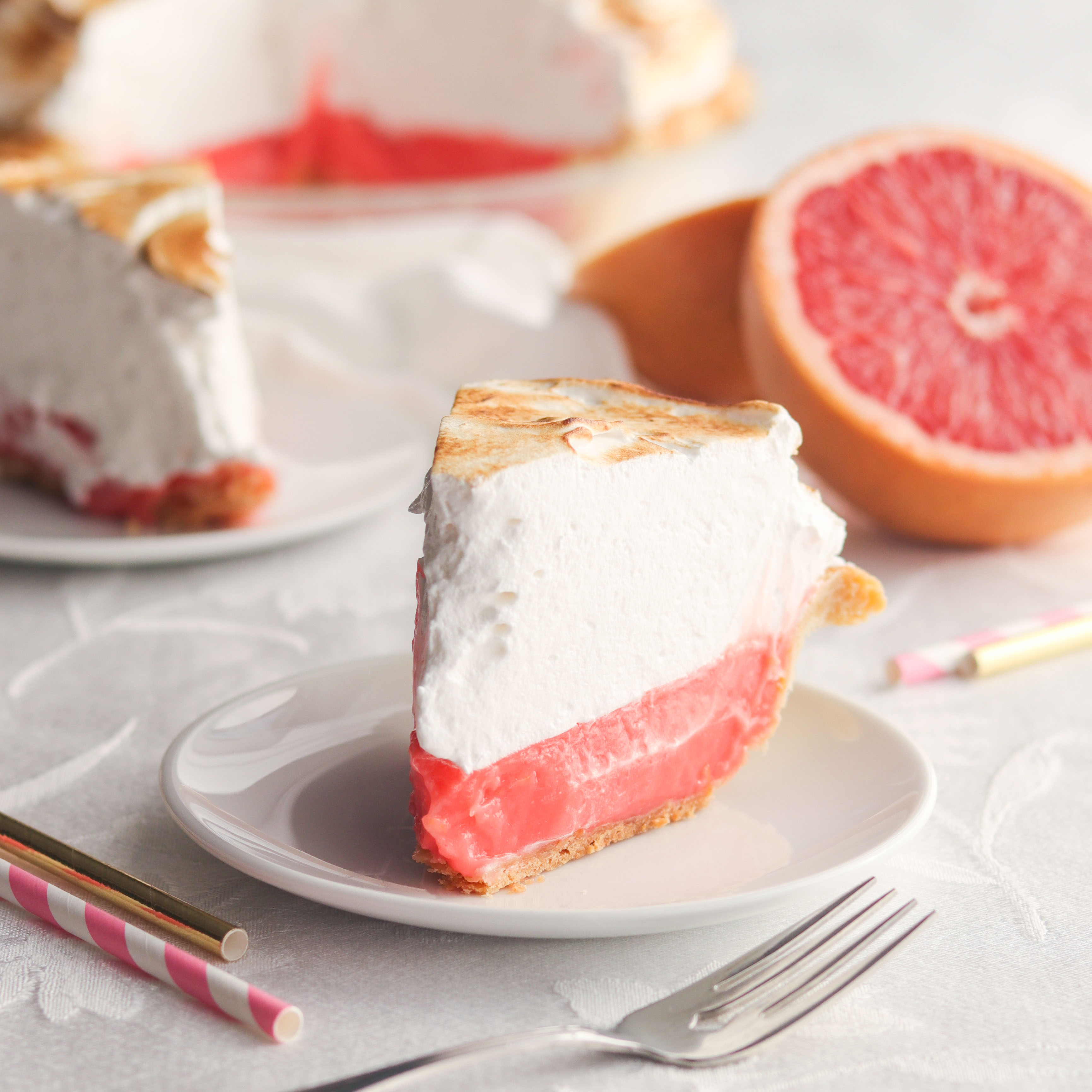 Grapefruit Meringue Pie