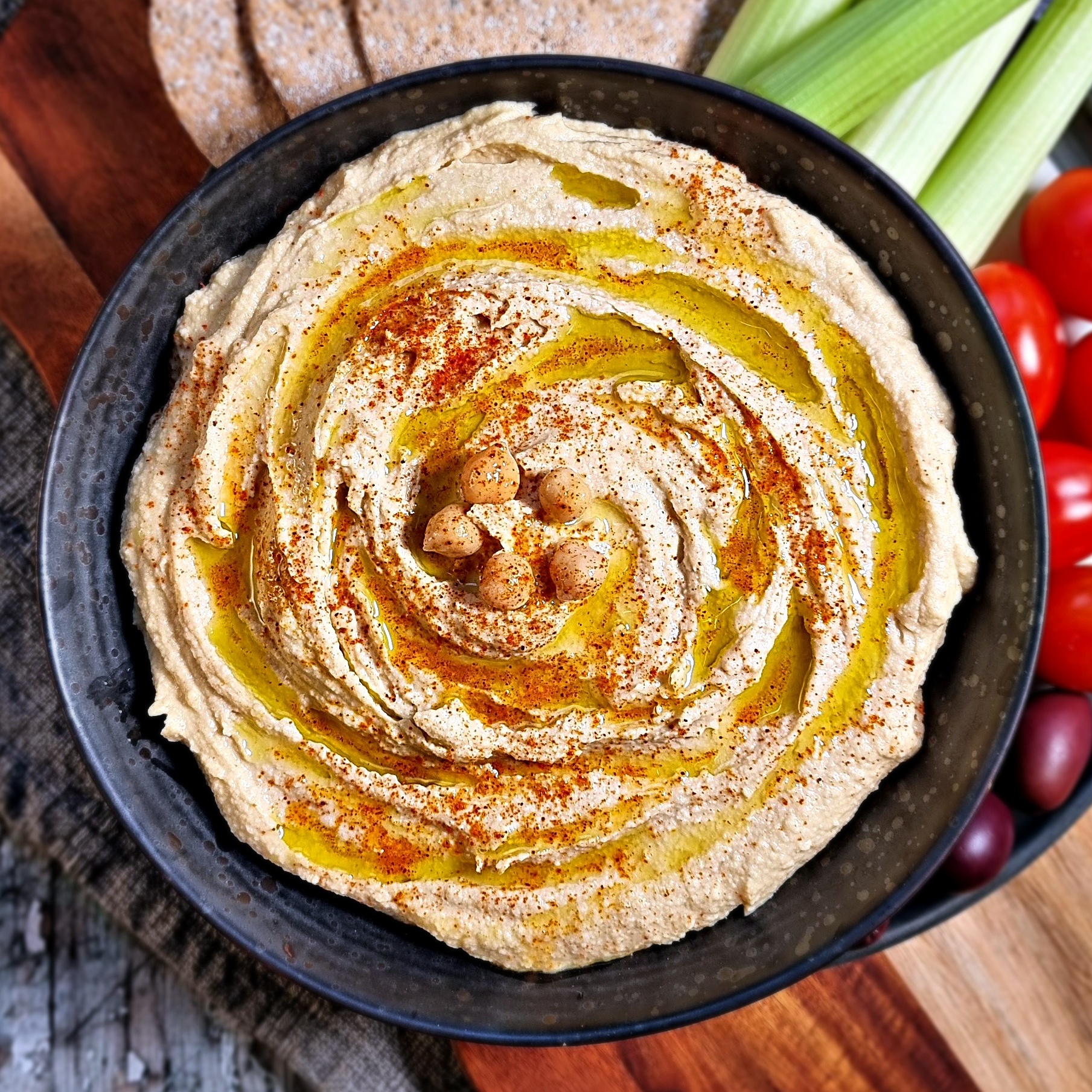 Quick Homemade Hummus