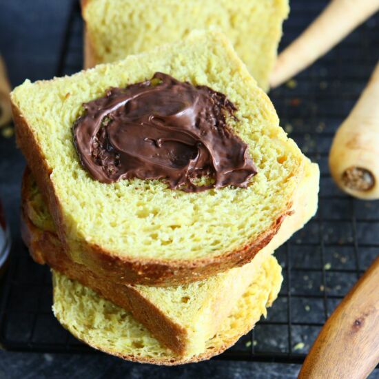 Parsley Root Saffron Bread