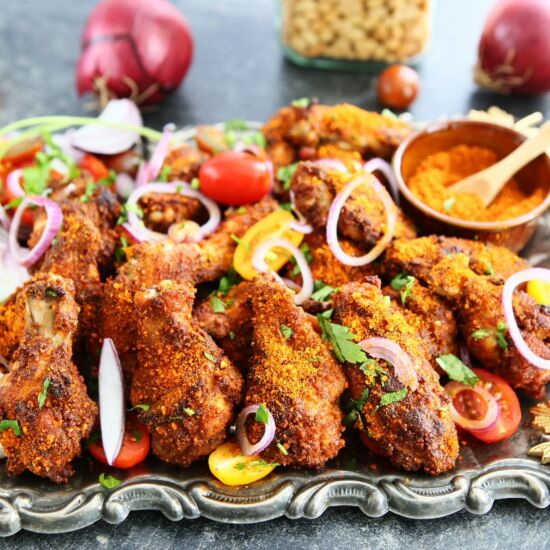 Nigerian Suya Chicken Wings