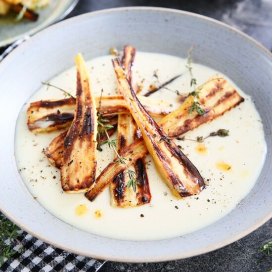 Honey Roasted Parsley Roots