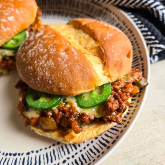 Jalapeno Cheddar Sloppy Joes