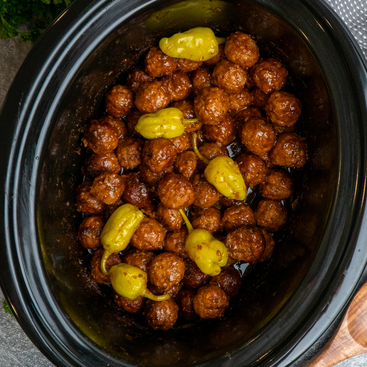 Crock Pot Mississippi Meatballs