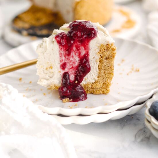 NoBake Mini Vanilla Bean Cheesecake