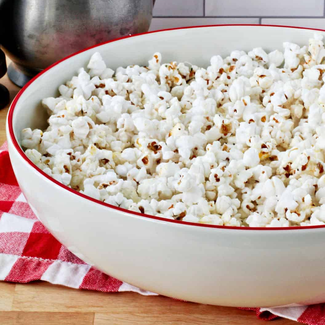 Brown Butter Parmesan Thyme Popcorn