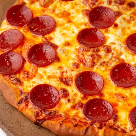 Homemade Pepperoni Pizza