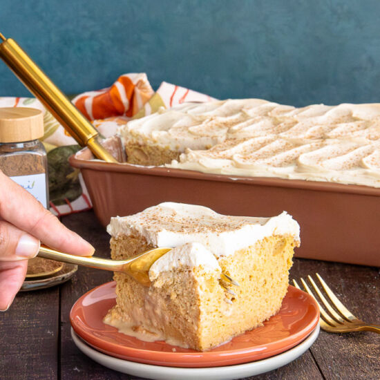 Pumpkin Chai Tres Leches Cake