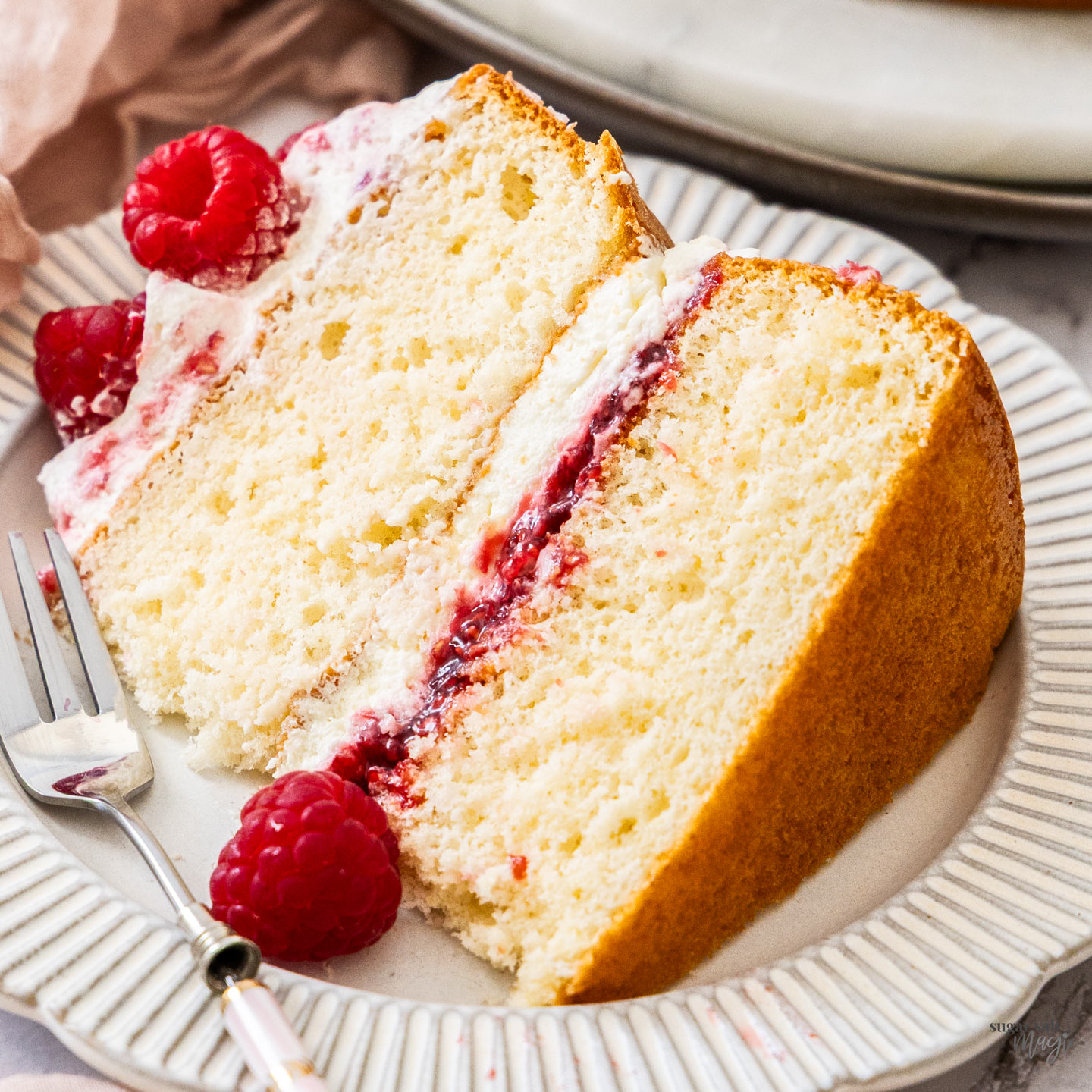 Raspberry Sponge Cake