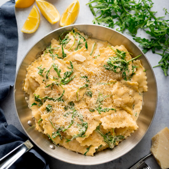 Creamy Lemon Ravioli