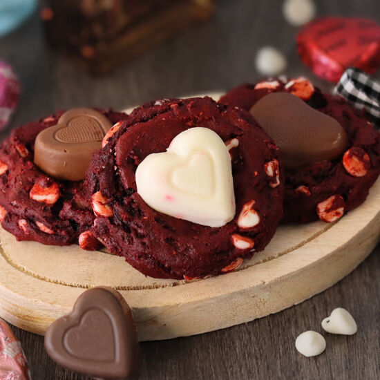 Red Velvet “Sweetheart” Cookies