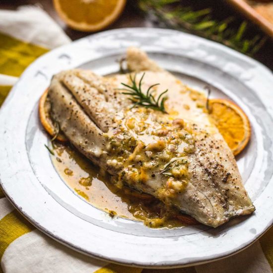 Roasted Fish with Orange