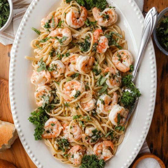 Shrimp Scampi Linguine