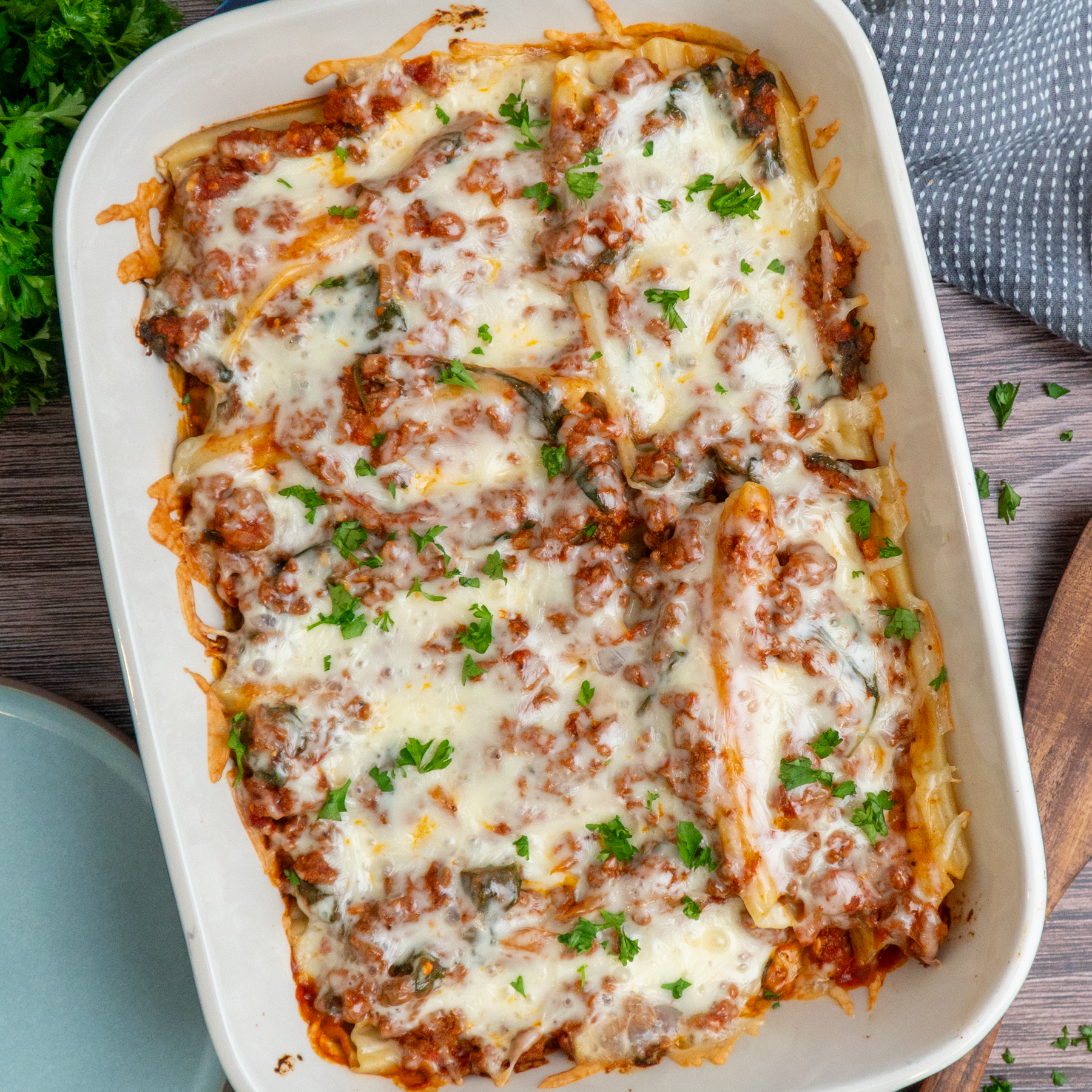 String Cheese Manicotti
