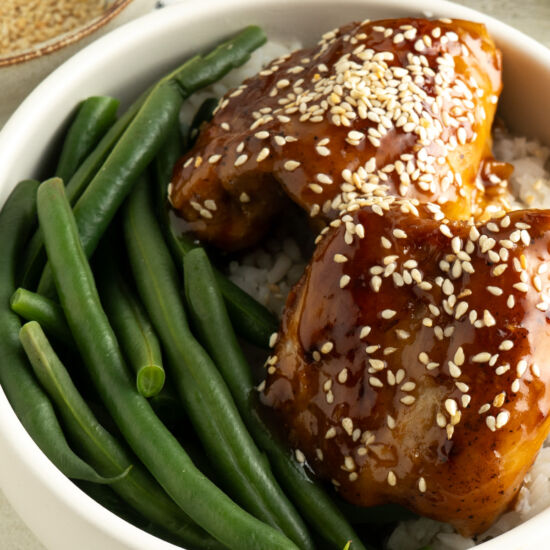 Teriyaki Glazed Chicken Thighs