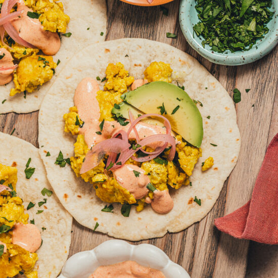 Tofu Scramble Tacos
