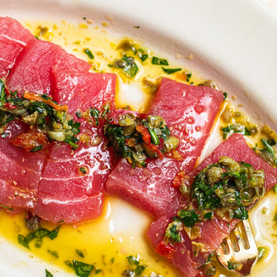 Simple Tuna Crudo