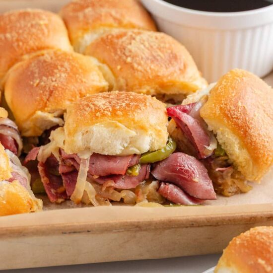Philly Cheesesteak Sliders