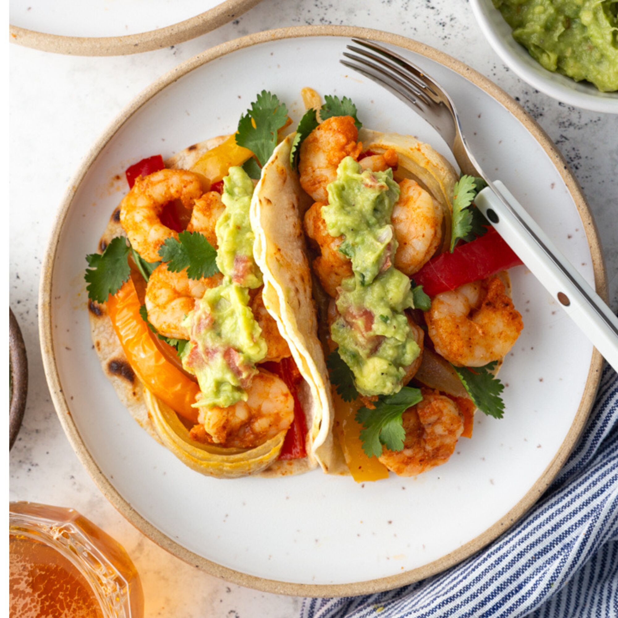 Sheet Pan Shrimp Fajitas