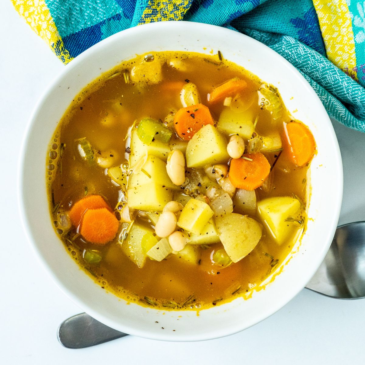 Rosemary White Bean and Potato Soup