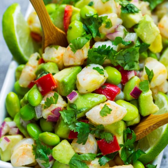 Cilantro Avocado Shrimp Salad