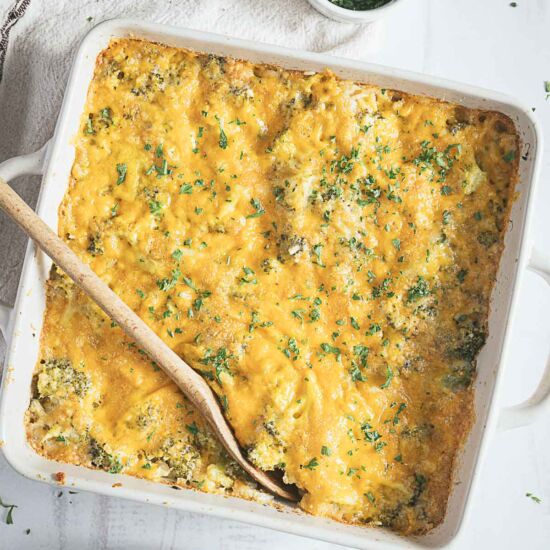 Cheesy Broccoli Rice Casserole