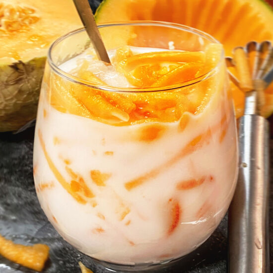 Best Cantaloupe Drink 2 Ways! Easy!