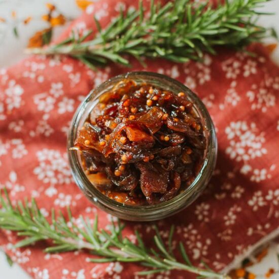 Caramelized Onion Jam With Bacon