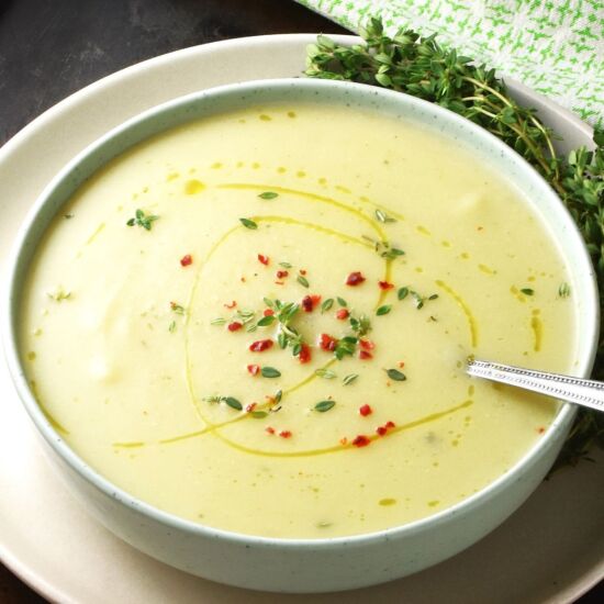Cauliflower Leek and Potato Soup