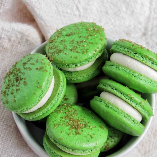Coconut Lime Macarons