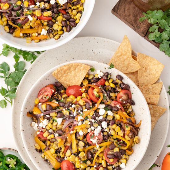 Roasted Corn and Black Bean Salad