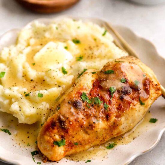 Creamy Chicken and Mashed Potatoes