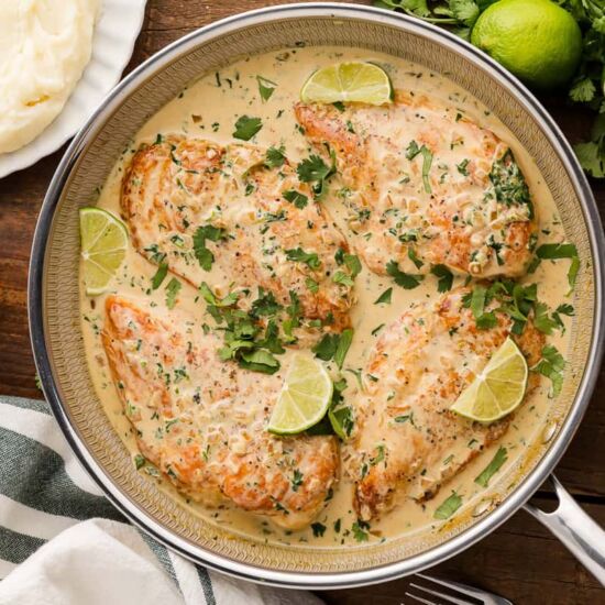 Creamy Cilantro Lime Chicken