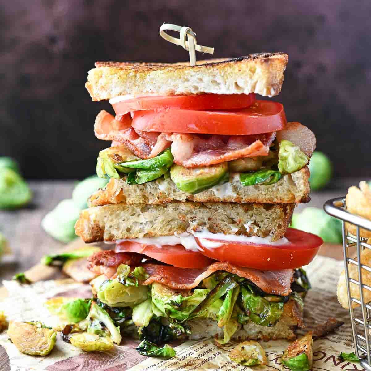 Brussel Sprout BLT Sandwich