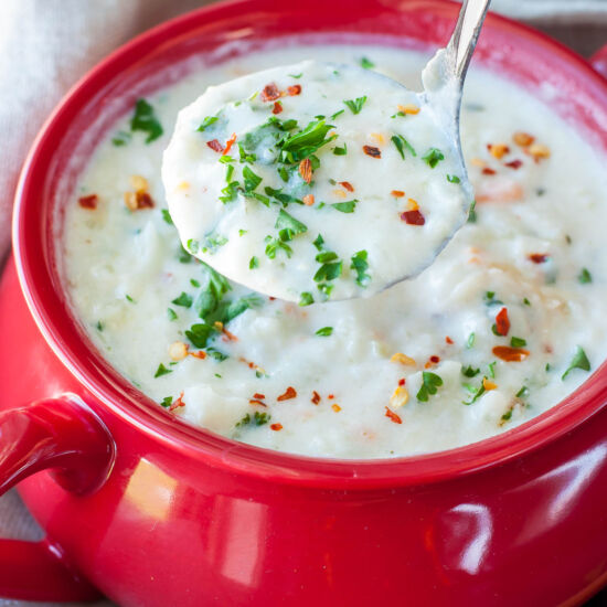 Instant Pot Creamy Cauliflower Soup