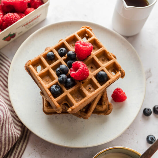 Healthy Vegan Waffles