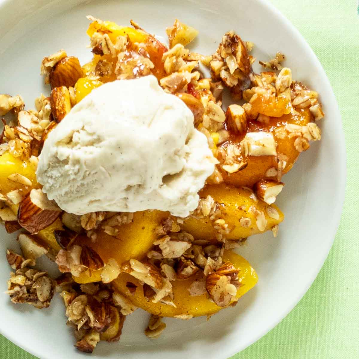 Gluten-Free Peach Crisp