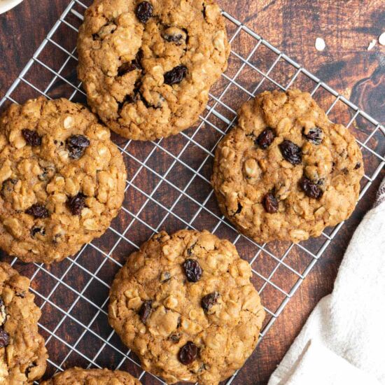 Brown Butter Oatmeal Cookies