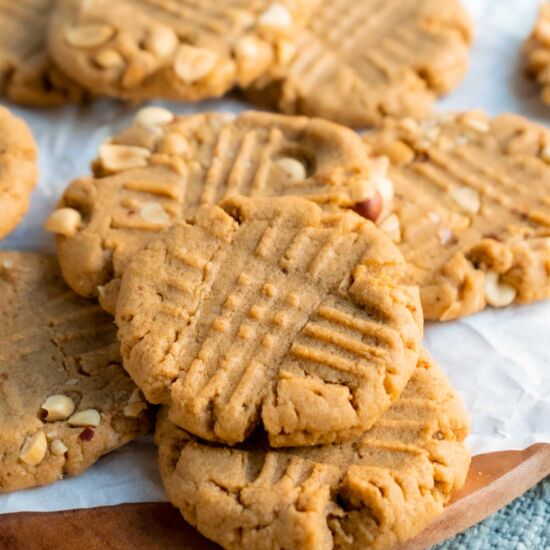 Flourless Peanut Butter Cookies