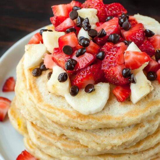 Banana Split Pancakes
