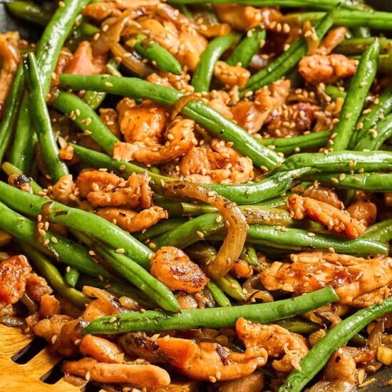 Quick Chicken Green Bean Stir Fry
