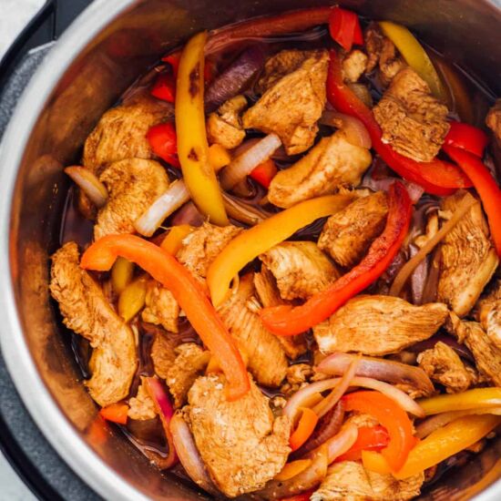 Instant Pot Chicken Fajitas