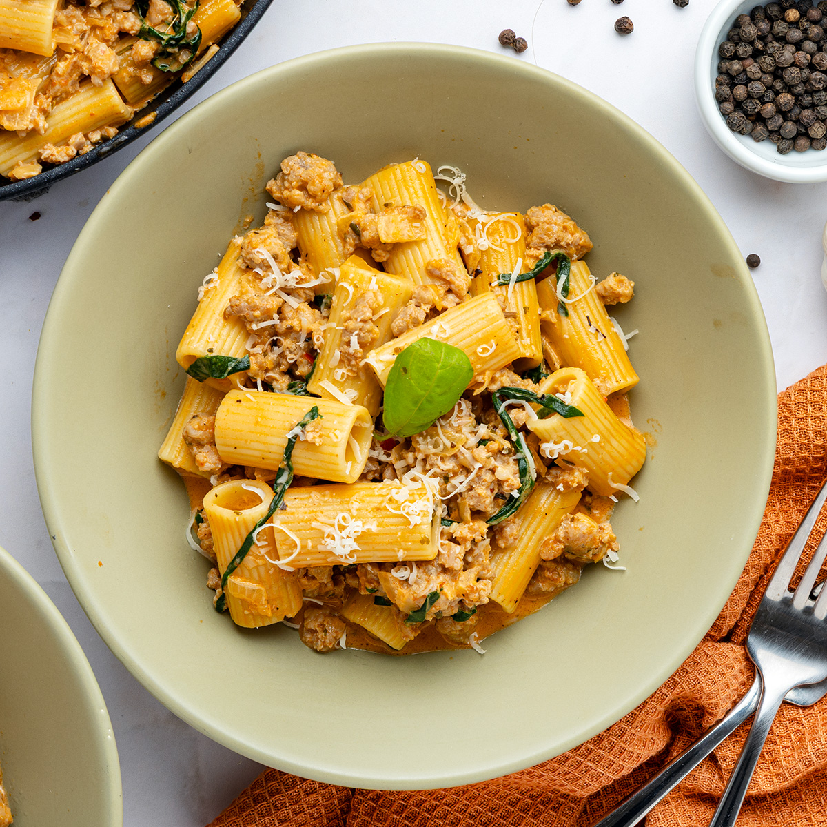Creamy Italian Sausage Pasta