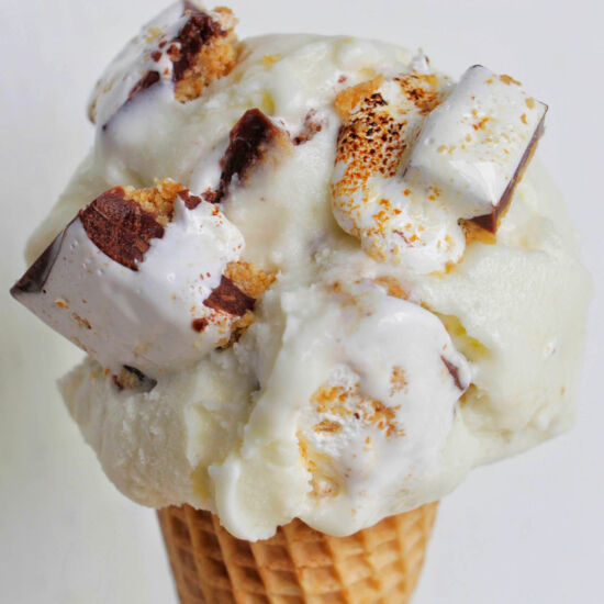 S’mores Marshmallow Gelato