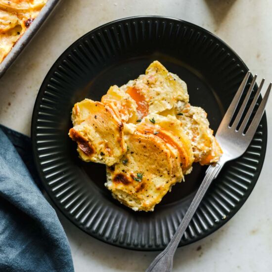 Vegan Scalloped Sweet Potatoes