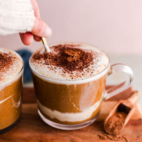Vegan Pumpkin Hot Chocolate