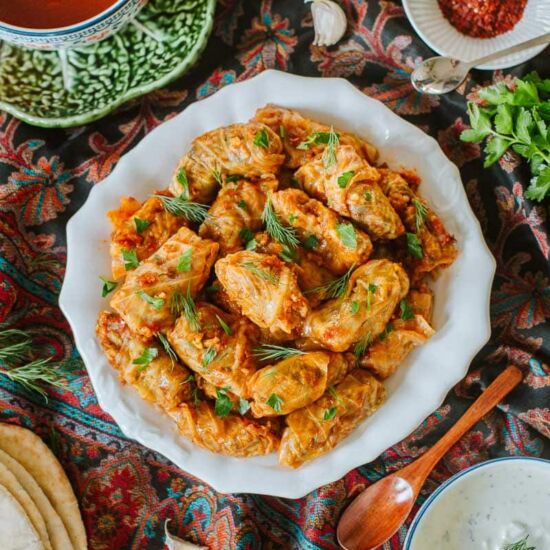 Lahana Sarmasi – Vegetarian Cabbage