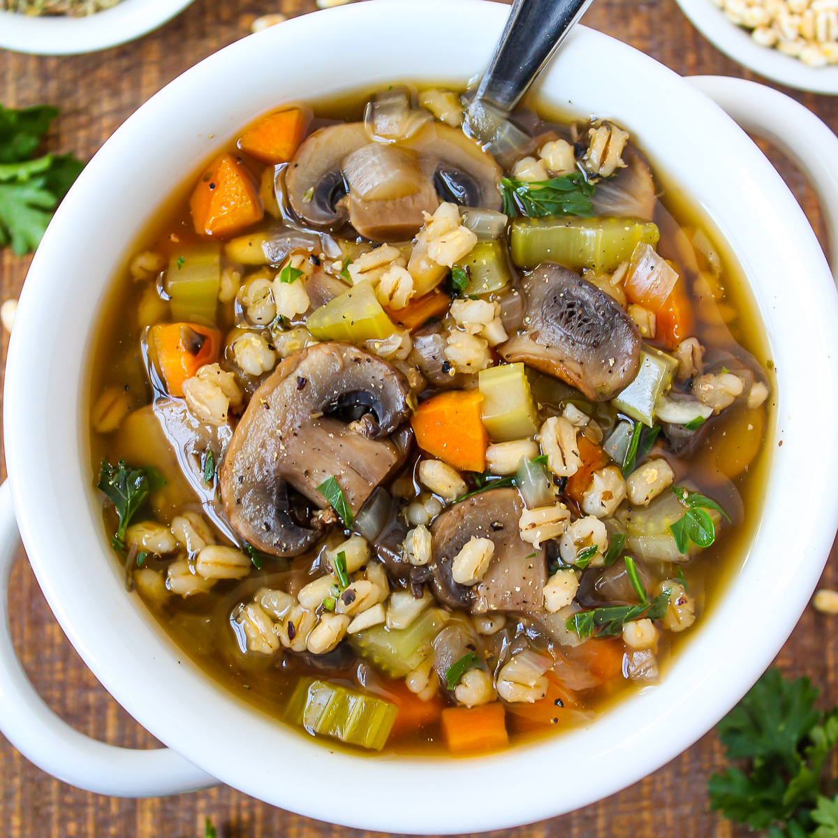 Mushroom Barley Soup