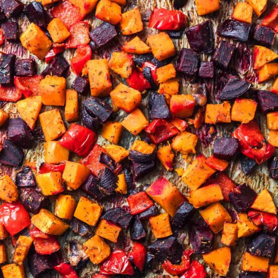 Roasted Fall Vegetables Without Oil