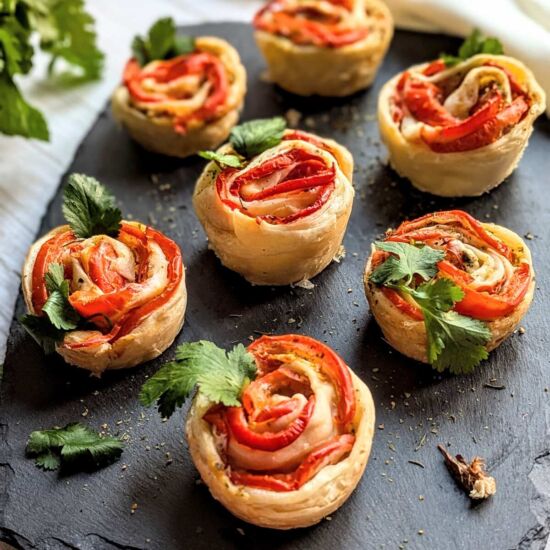 Puff Pastry Tomato Roses